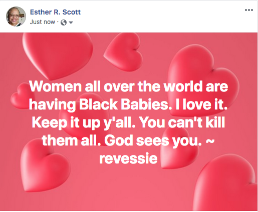 Black babies, black babies.