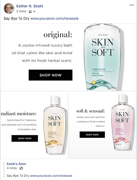 Avon, say goodbye to dry!