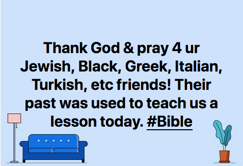 Don’t make fun of those who died for you to learn lessons.