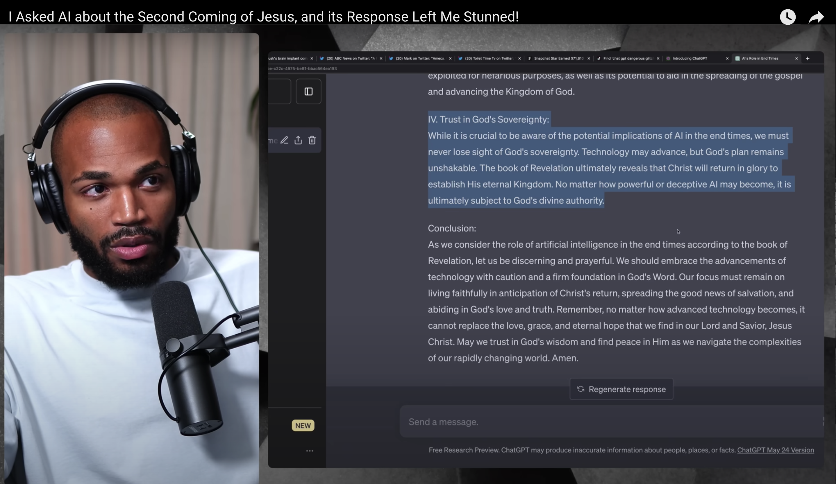 Even Ai bows to Jesus. What is wrong with humans?