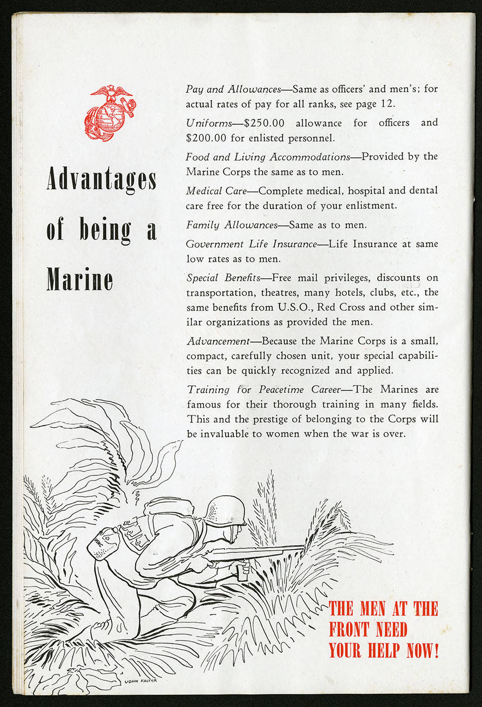 1940 Women Marine info