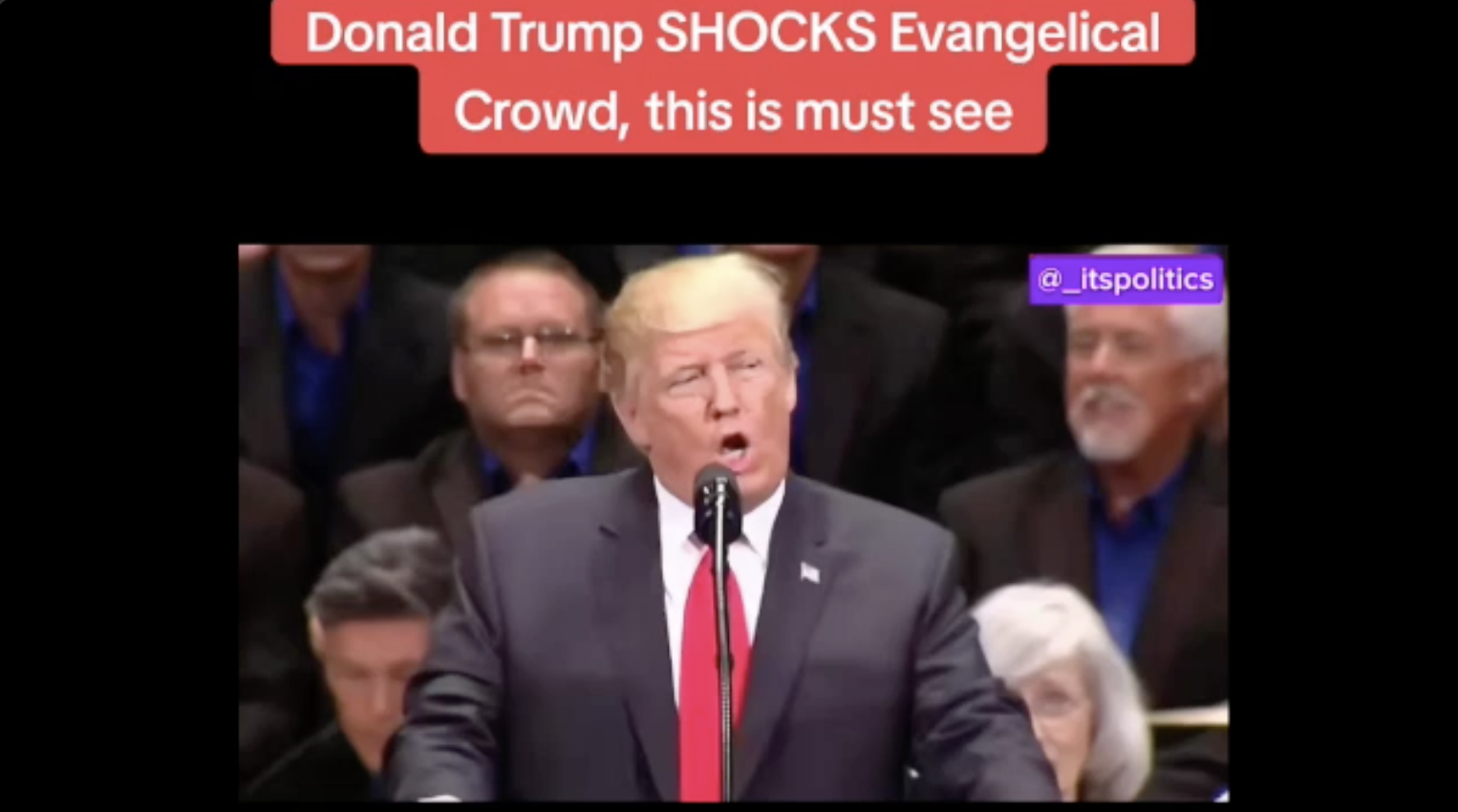Donald Trump’s awesome religious speech.