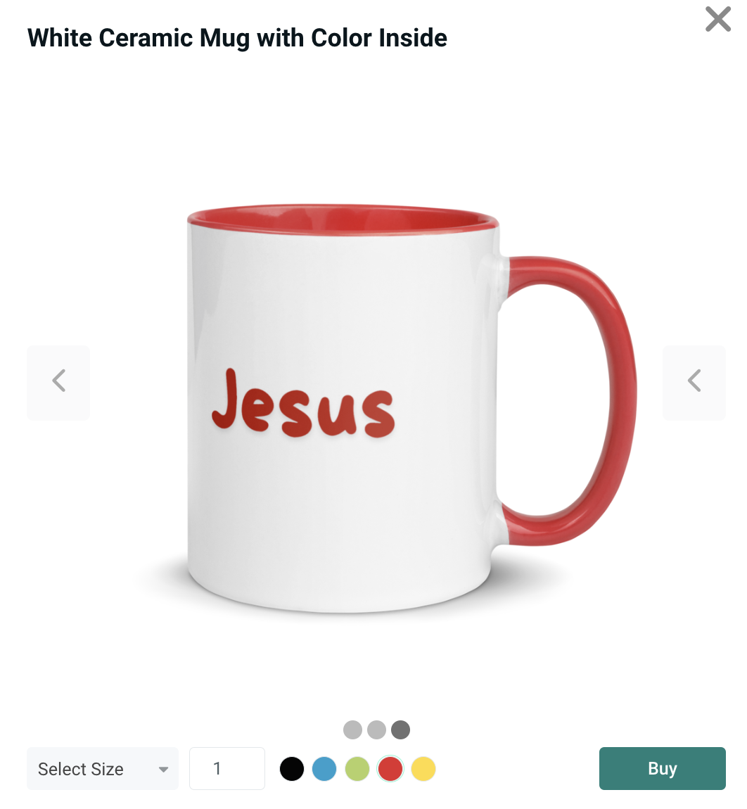 T-shirts! Cups! Running gear!