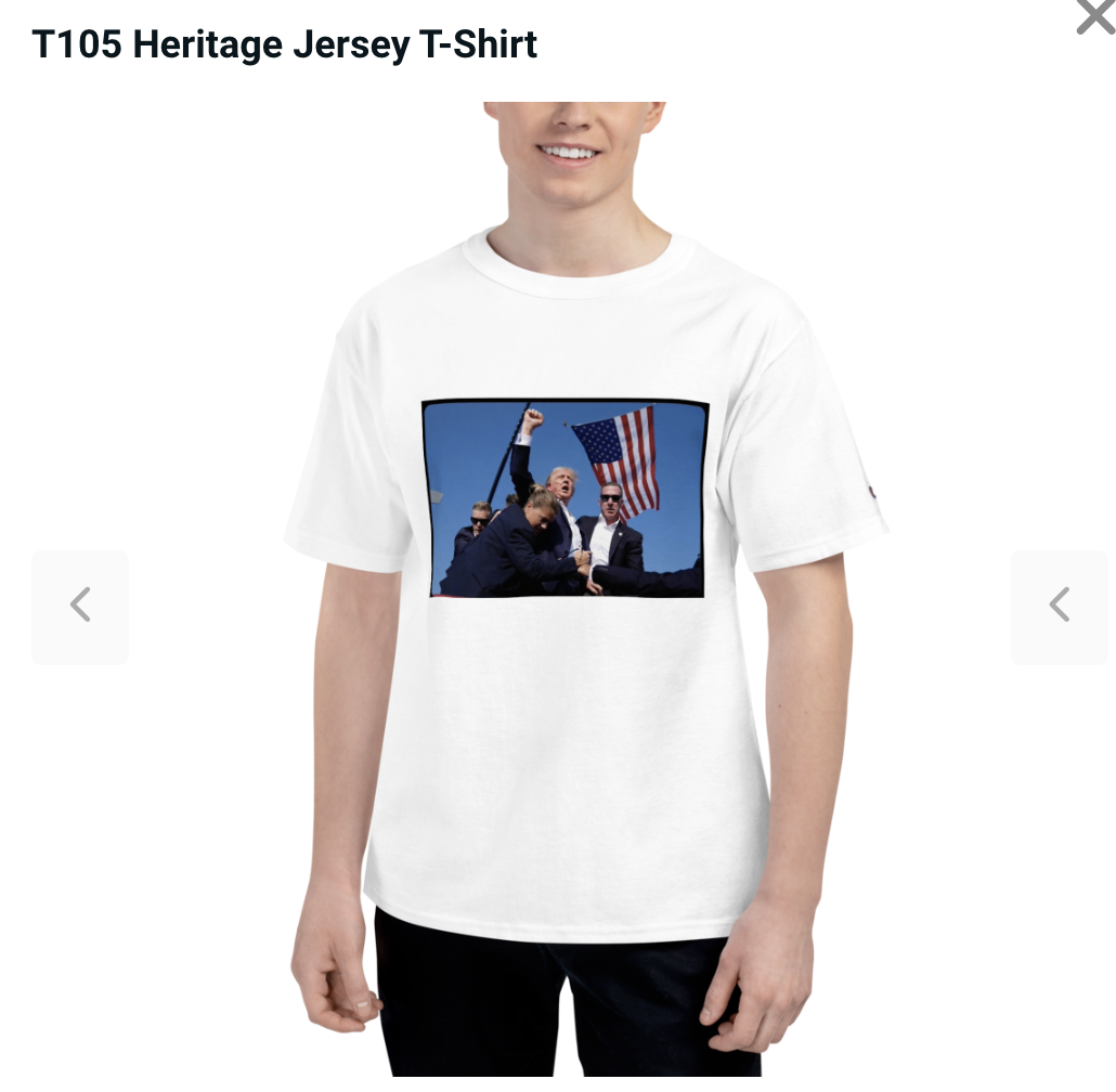 Get your Trump ‘fight’ t-shirt now.