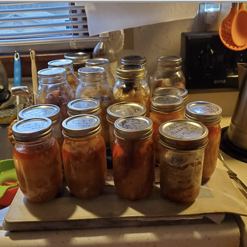 A calm canning Saturday #Canning #Food #Meat