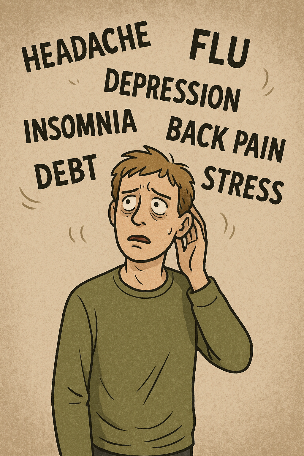 Where suffering starts.