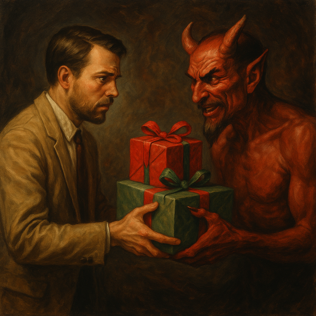 The devil can have it back!