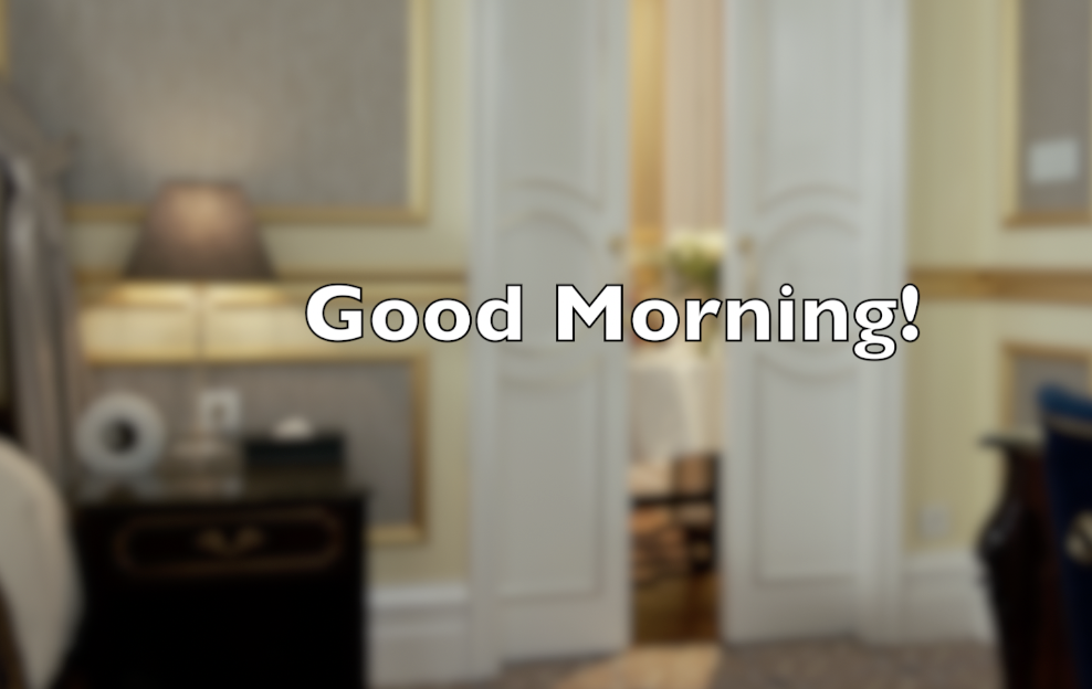 Good Wednesday Morning!