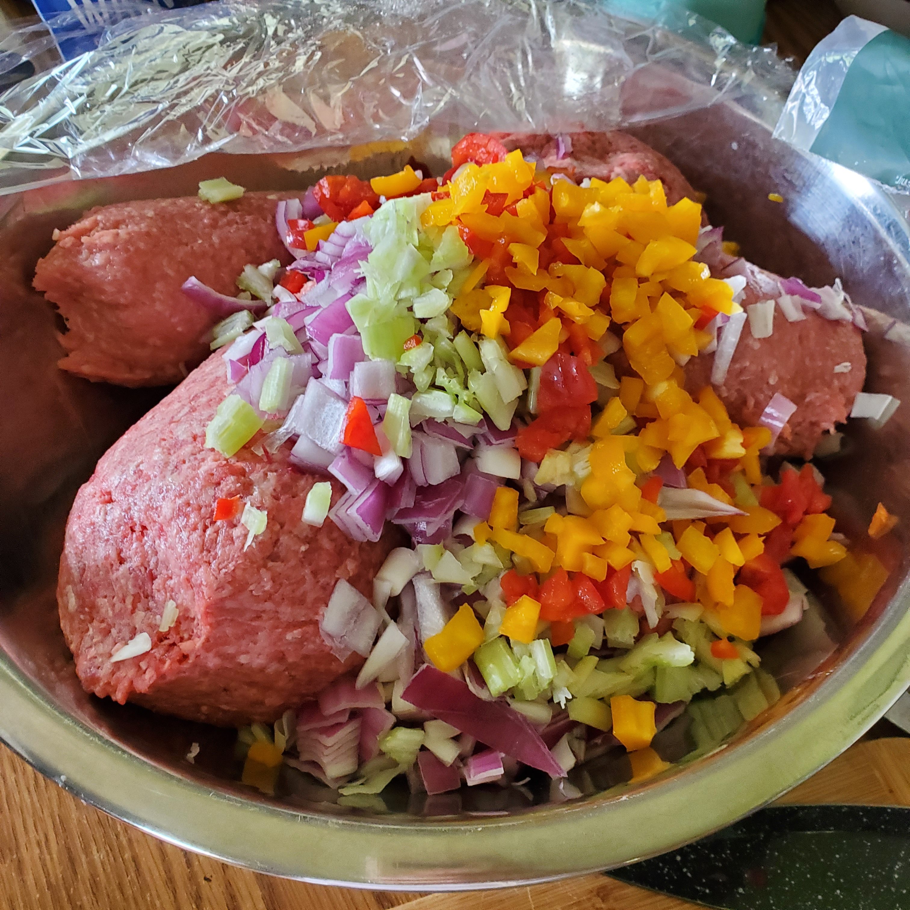 Canning my German Breakfast hamburgers 060925