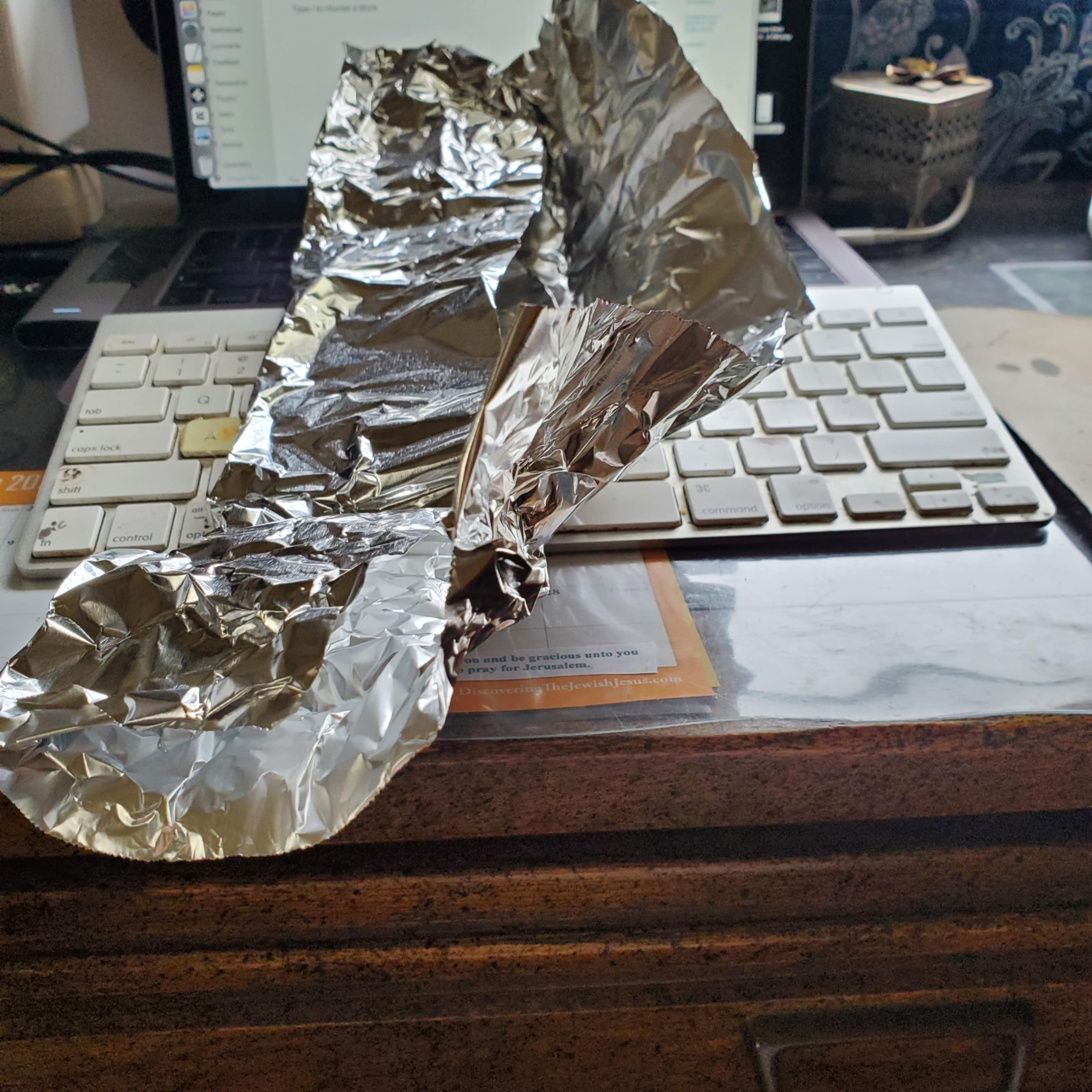 Wrapping your phone in foil really works!