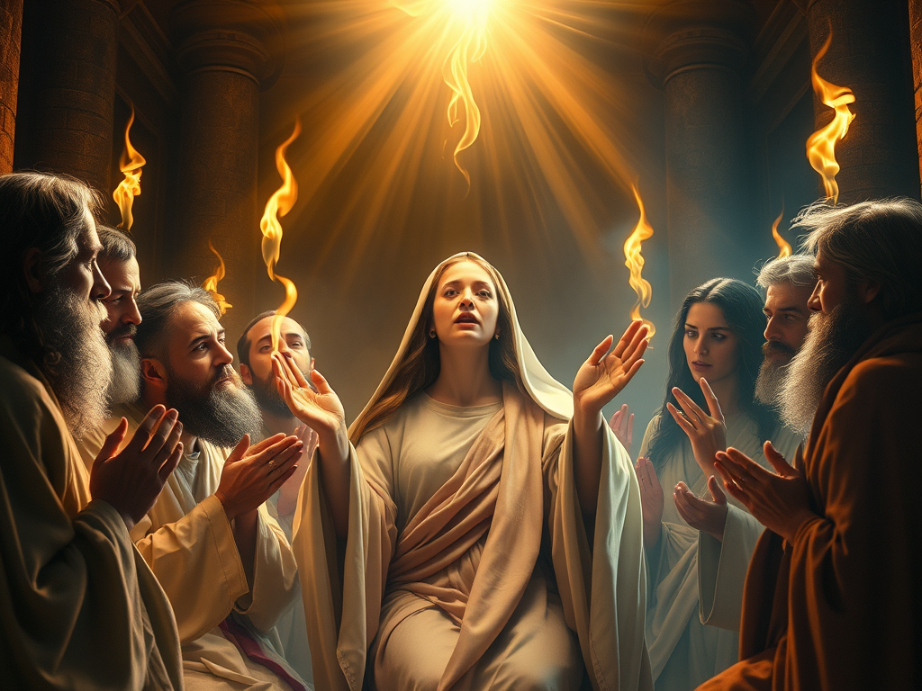 Mother Mary spoke in tongues why can’t you?