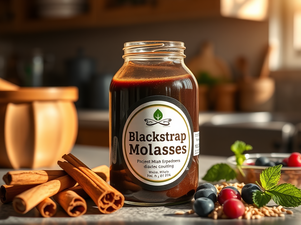 How Blackstrap Molasses can help diabetics. Ask your doctor before trying this.