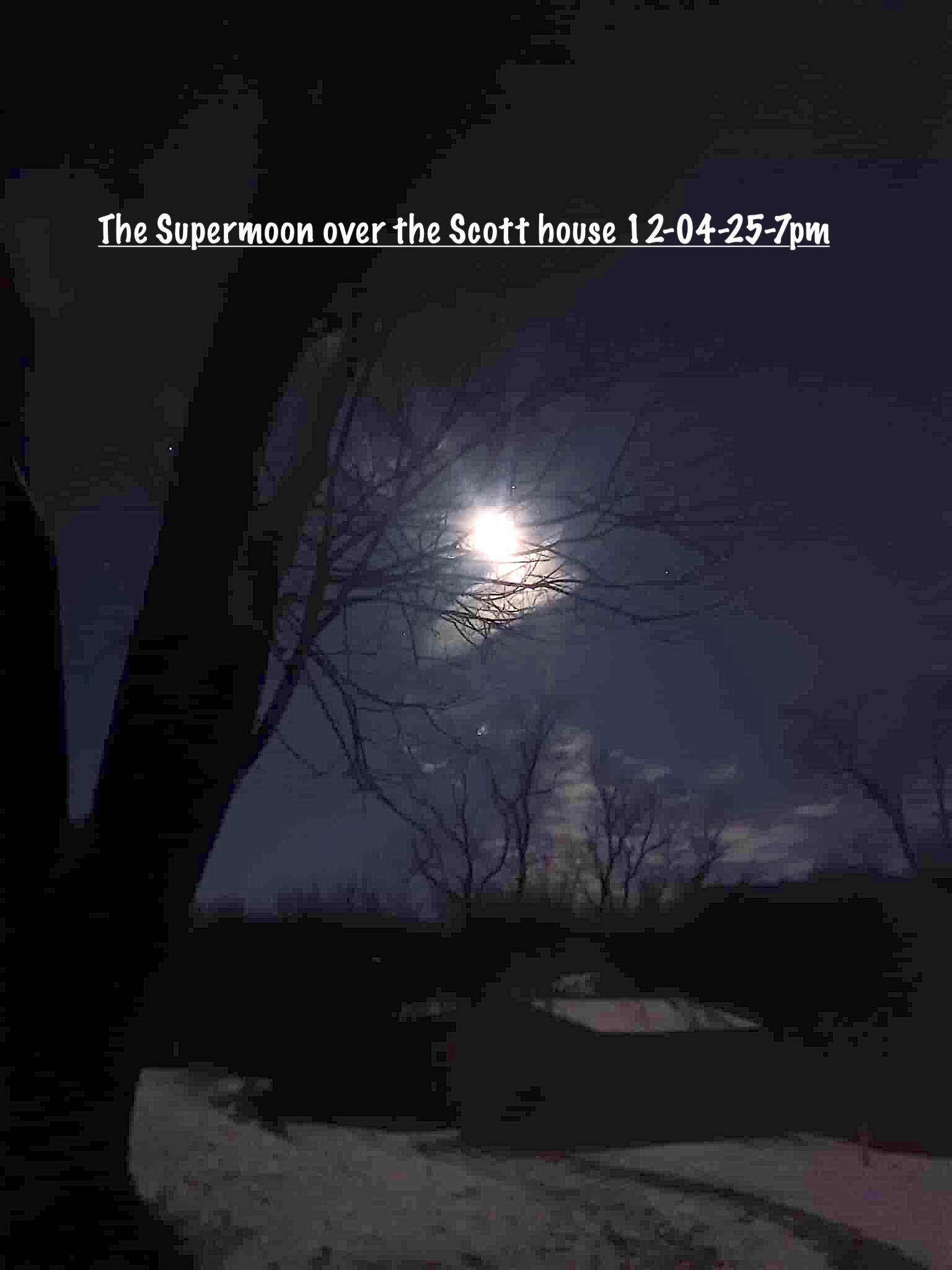 Halo: the Super Moon last night.