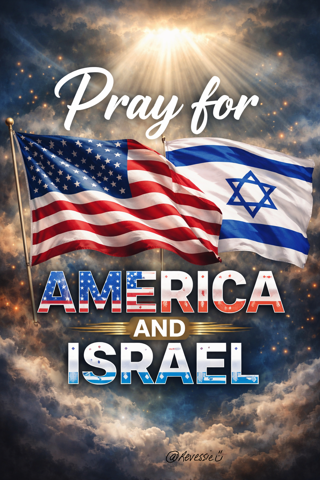 Pray for America and Israel.