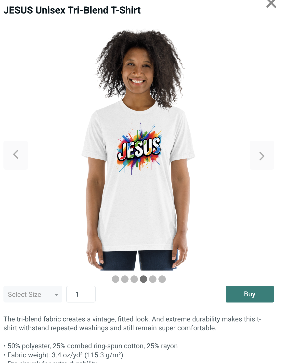 New JESUS design in our merch shop.