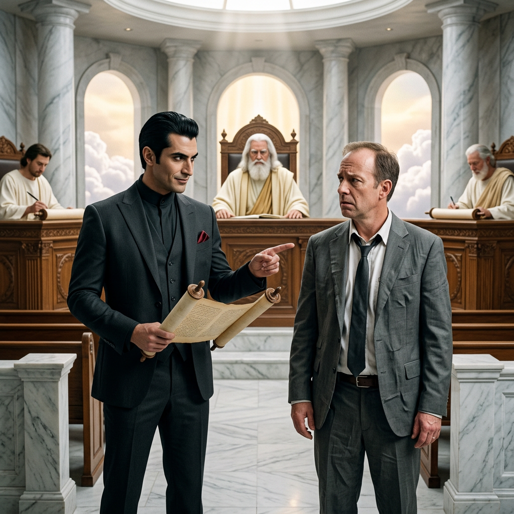 How to take satan to court. #satan #courtroom